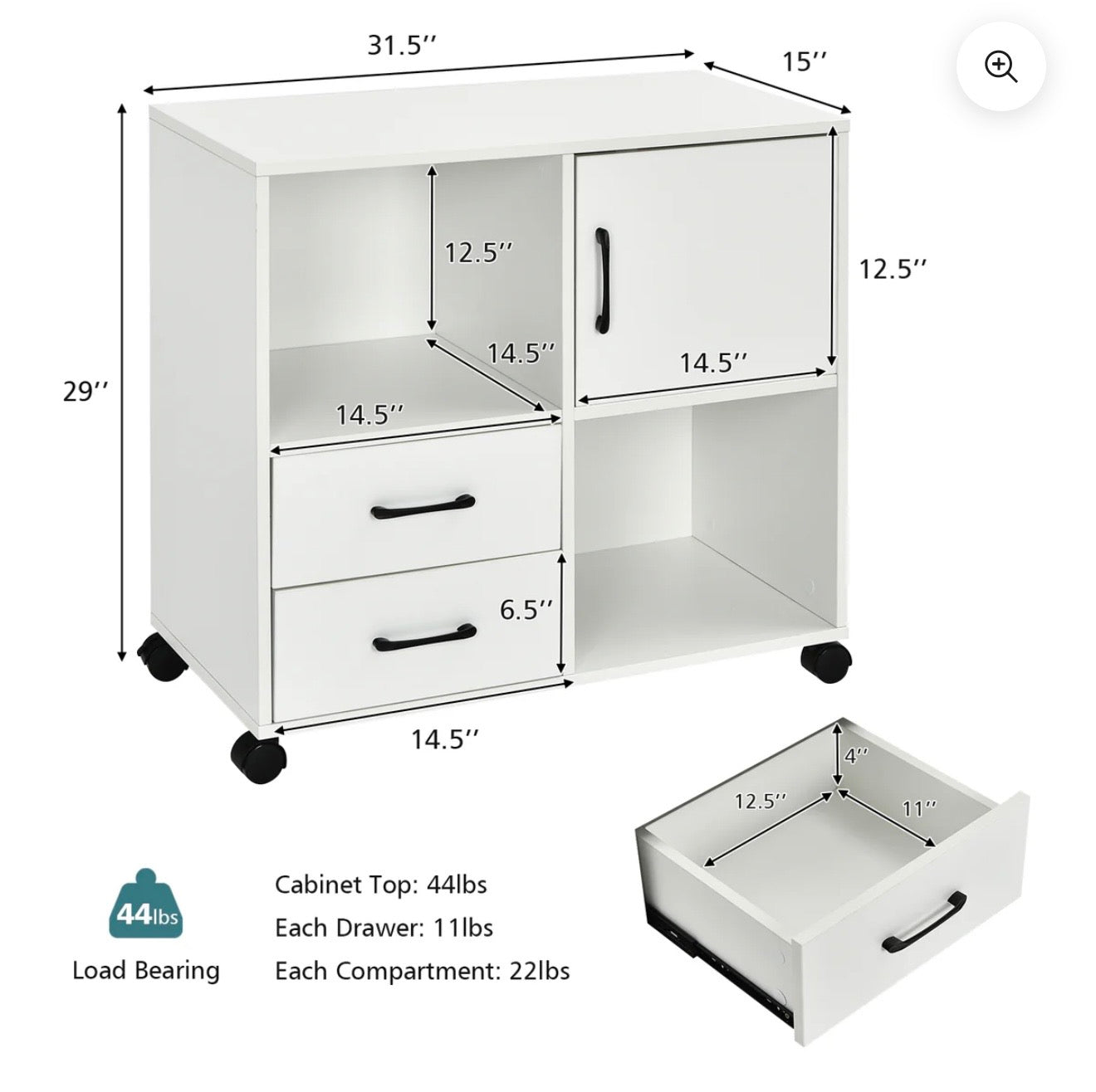 COSTWAY DRAWERS