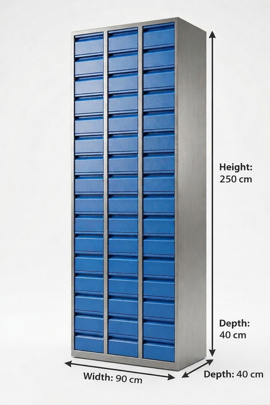 48-drawer storage cabinet for accessories-دولاب ٤٨ درج حفظ اكسسورات