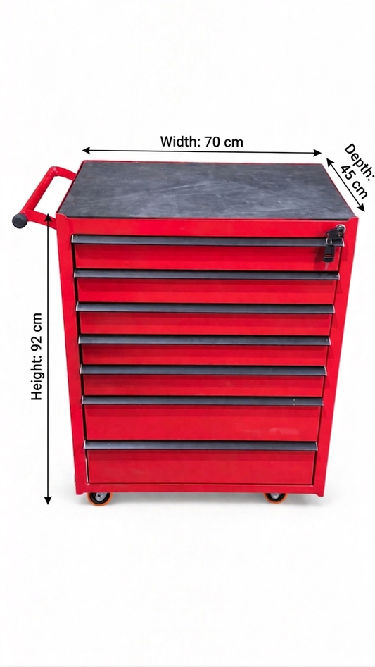 7-drawer telescopic tool trolley-ترولى عده ٧ درج تلسكوبى