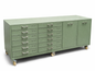 Heavy-duty service trolley.  &.      Heavy-duty service trolley