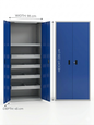 Hand file cabinet and mobile shelves