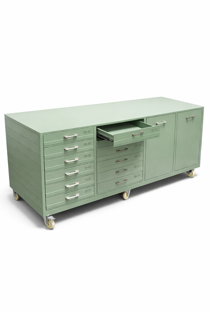 Heavy-duty service trolley.  &.      ترولى خدمات شاقة