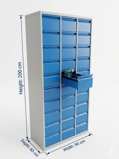 30-drawer wardrobe for storing accessories-دولاب ٣٠ درج لتخزين الاكسسورات