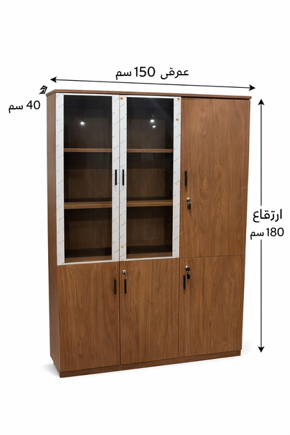 wooden filing cabinet - دولاب ملفات خشب