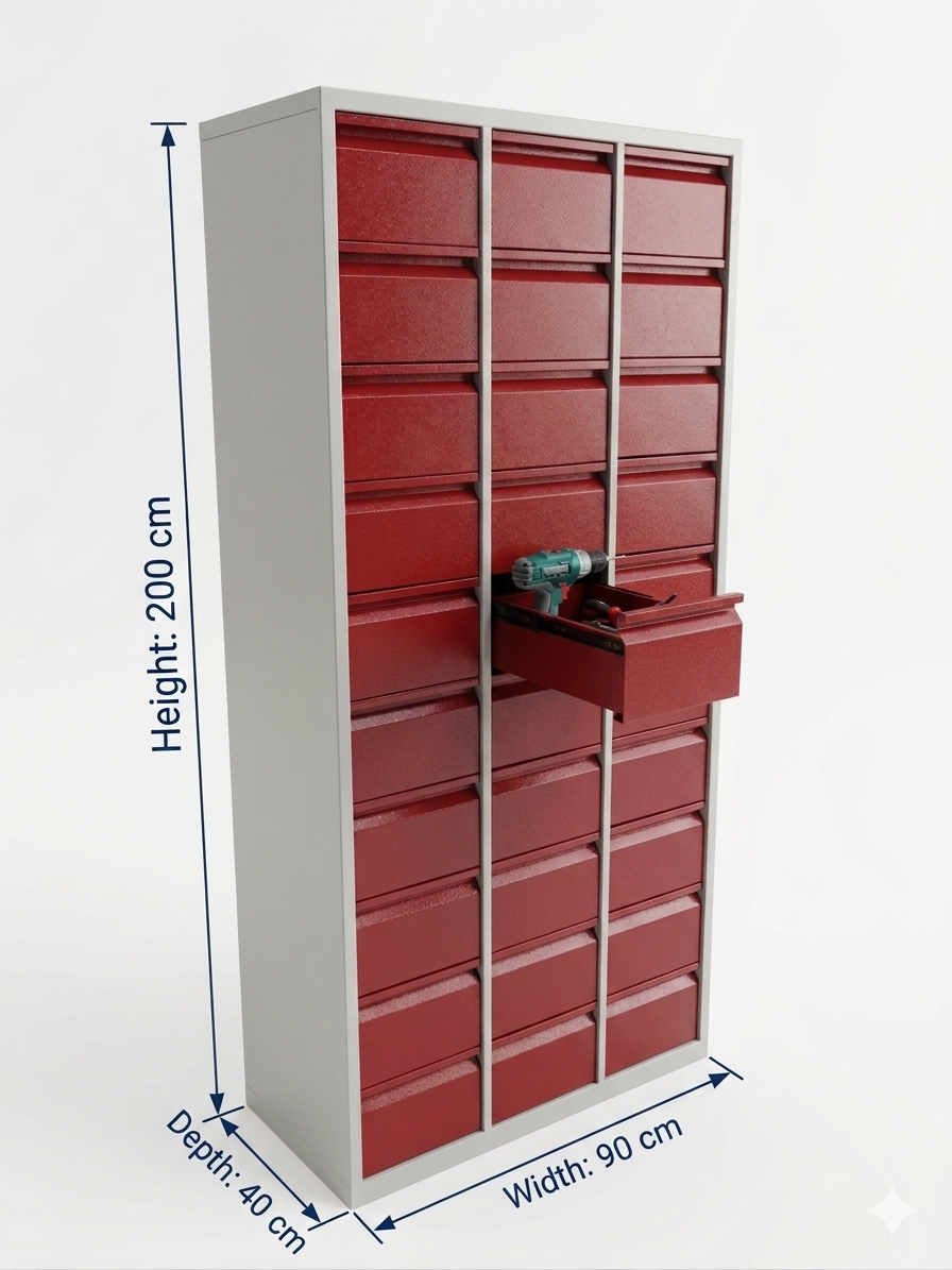 30-drawer wardrobe for storing accessories-دولاب ٣٠ درج لتخزين الاكسسورات