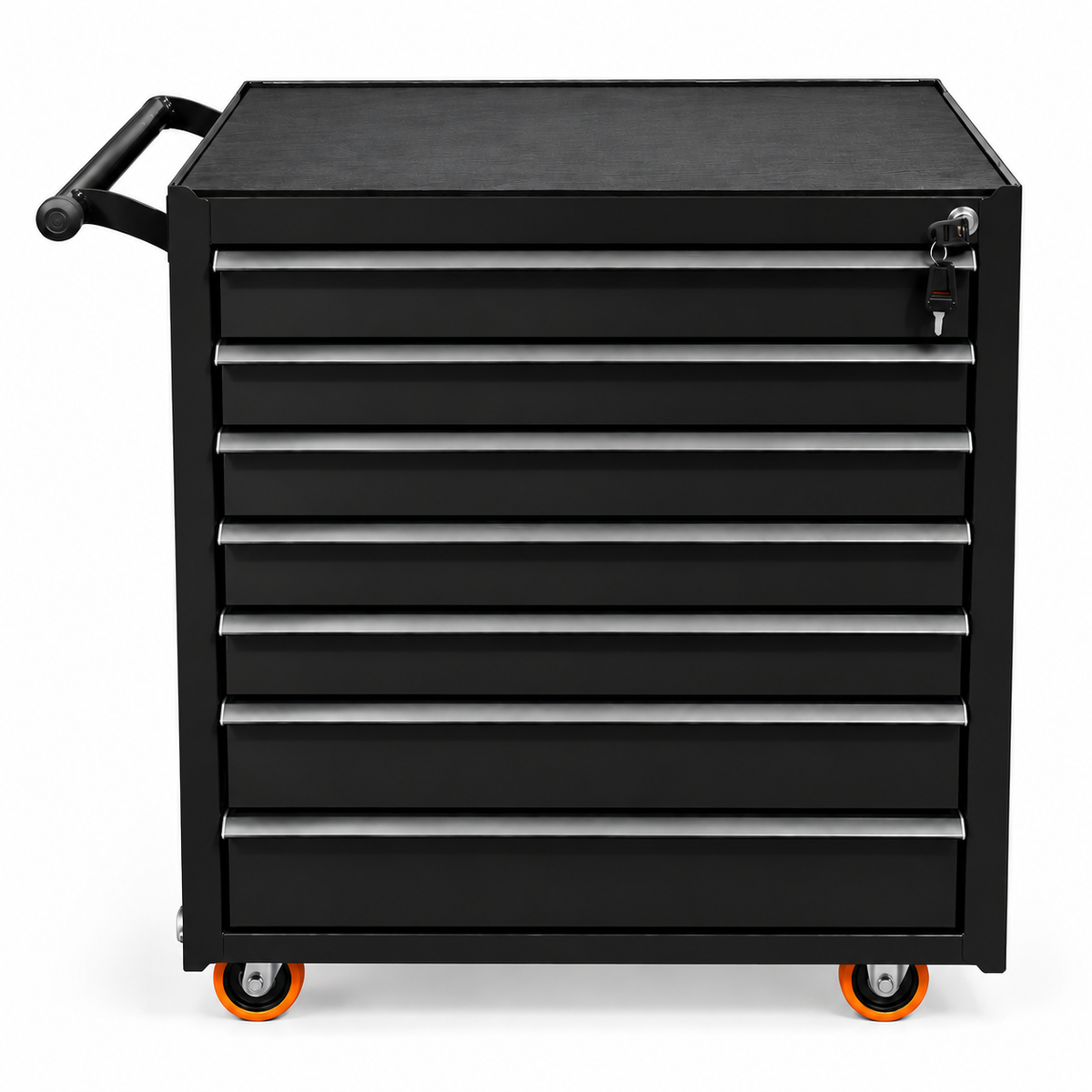 7-drawer telescopic tool trolley