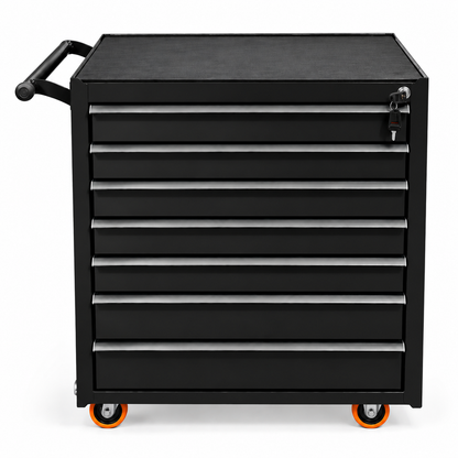 7-drawer telescopic tool trolley