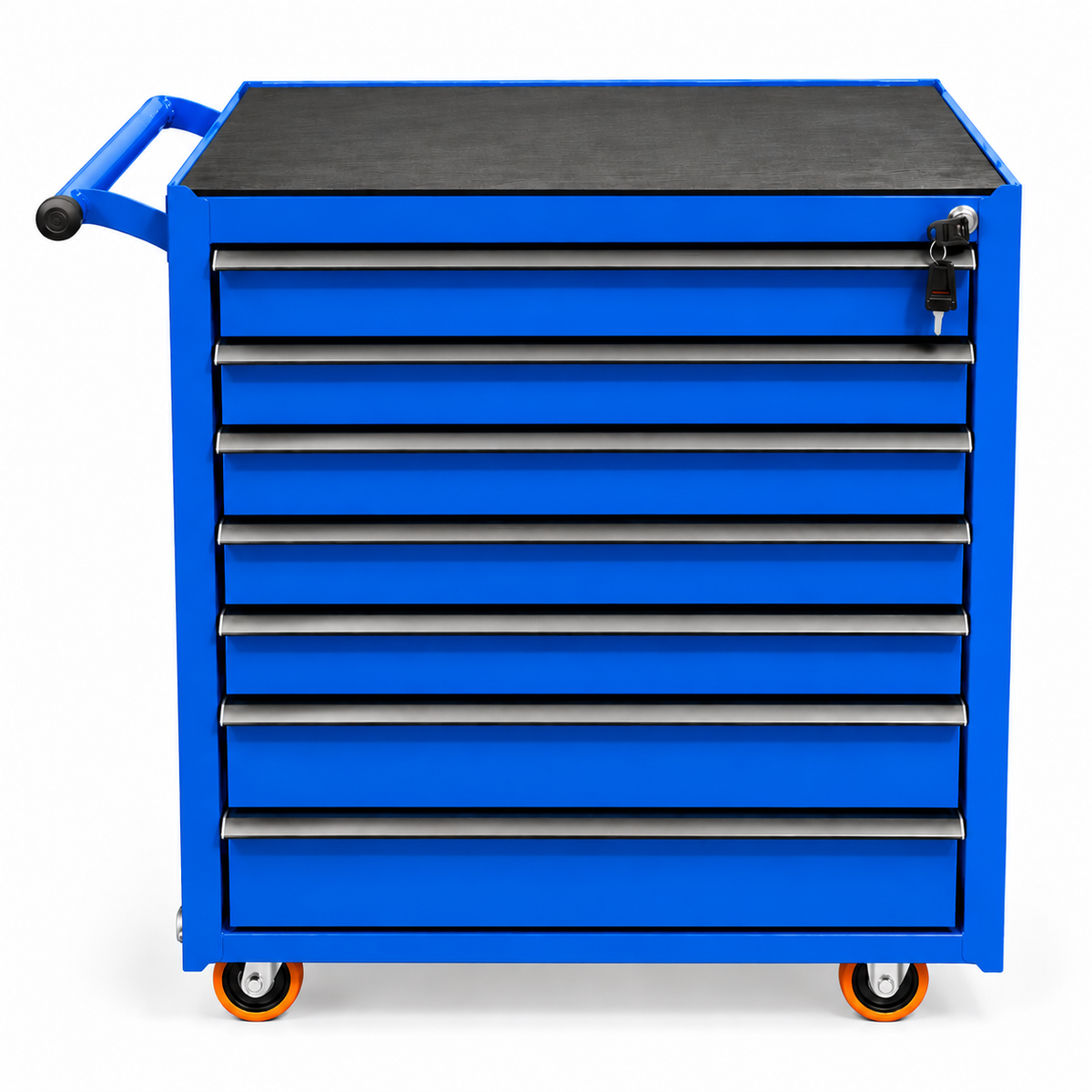 7-drawer telescopic tool trolley