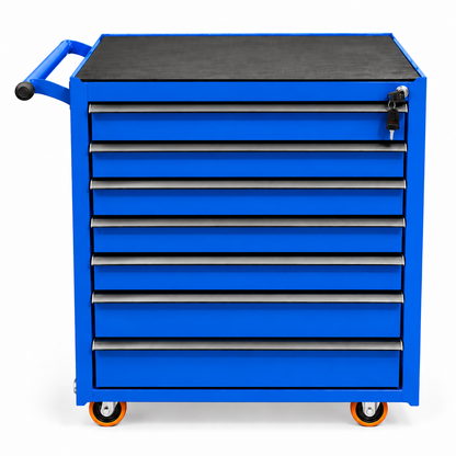 7-drawer telescopic tool trolley