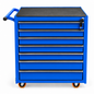 7-drawer telescopic tool trolley