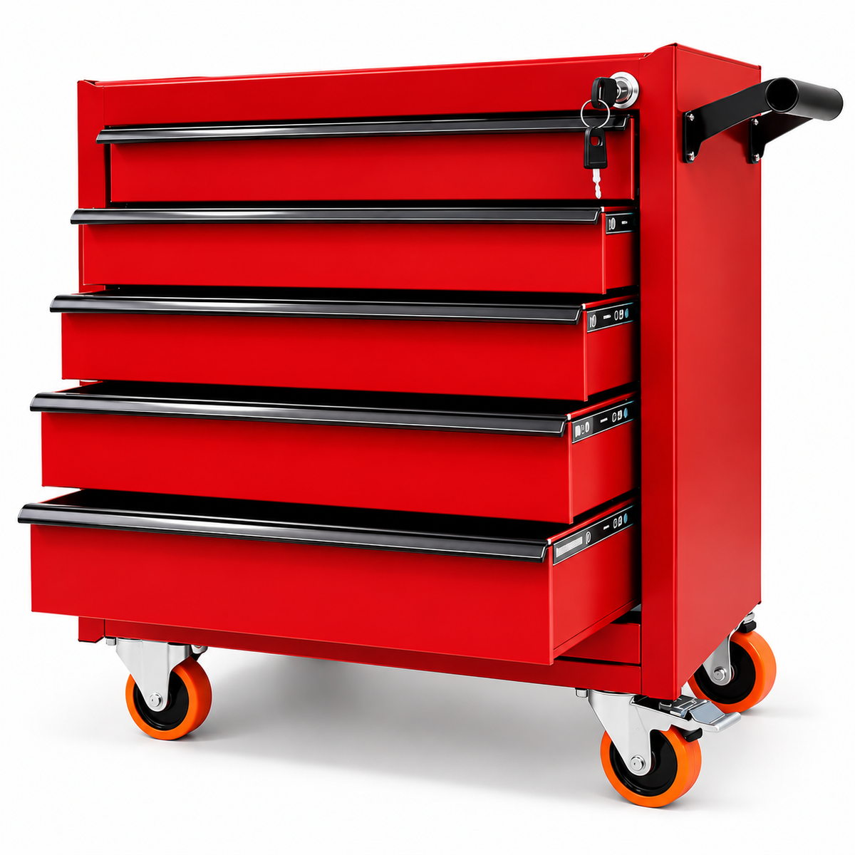 5-drawer service tool trolley