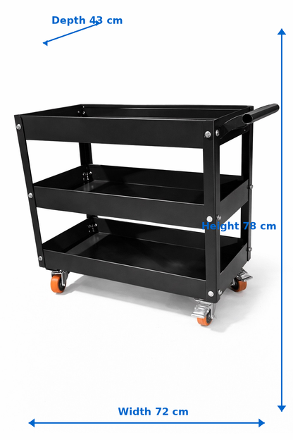 3-Shelf Service Trolley &.   ترولى ٣ رف خدمات