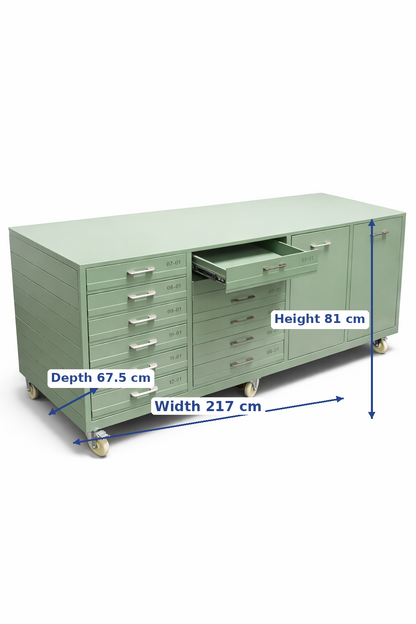 Heavy-duty service trolley.  &.      ترولى خدمات شاقة