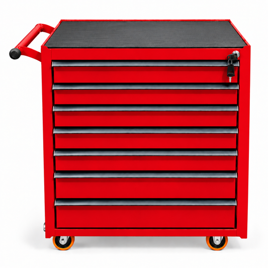 7-drawer telescopic tool trolley