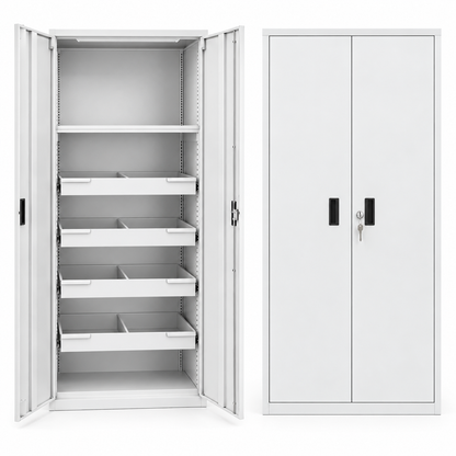 Hand file cabinet and mobile shelves
