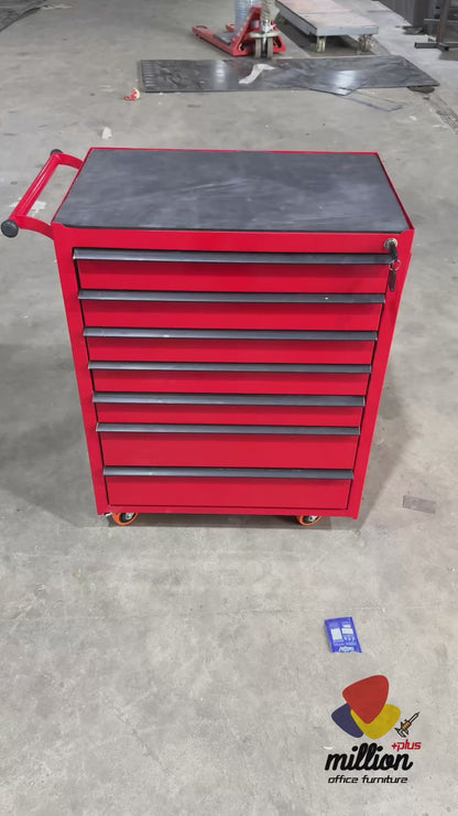 7-drawer telescopic tool trolley-ترولى عده ٧ درج تلسكوبى